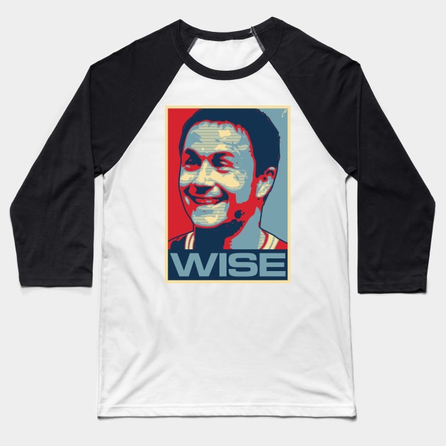 Wise Baseball T-Shirt by DAFTFISH